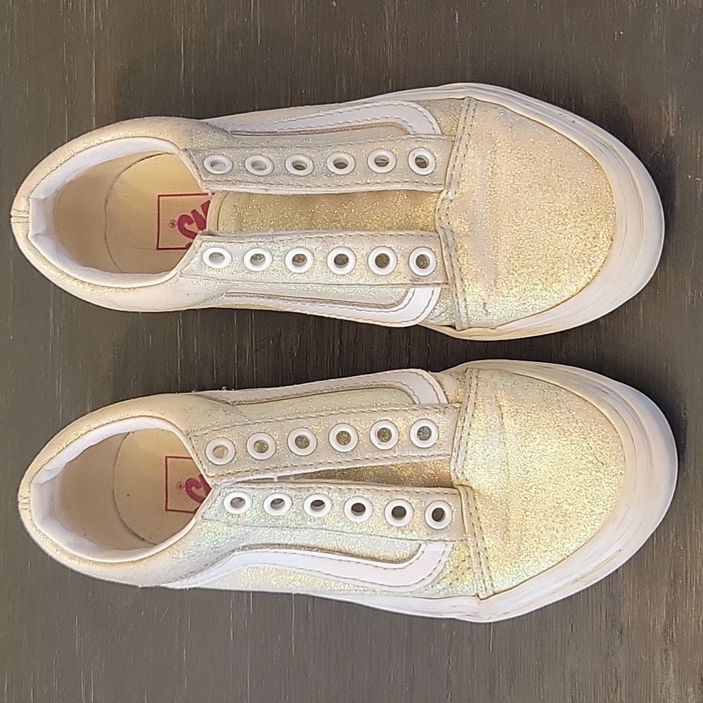 Girls glitter Vans